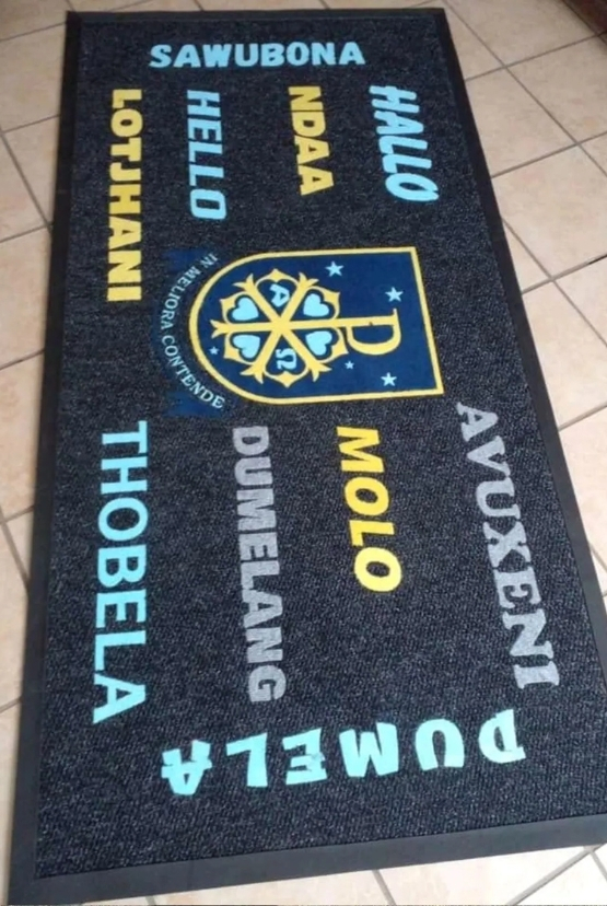 Branded logo mats welcome Door Mats